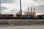 CSX AC44CW Locomotives in the yard